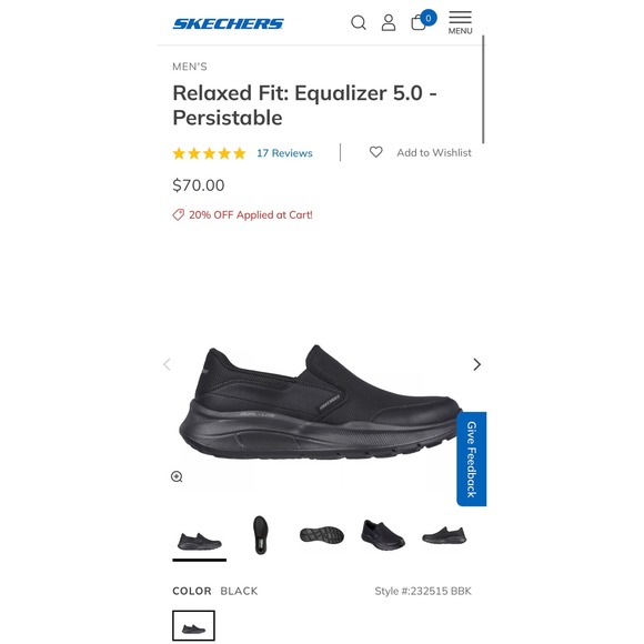 NIB Skechers Mens Relaxed Fit Equalizer 5.0 Persistable Slip On Black Shoes 9.5 - Picture 6 of 9